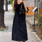 【F04439】韓國法式簡約吊帶連衣裙240422