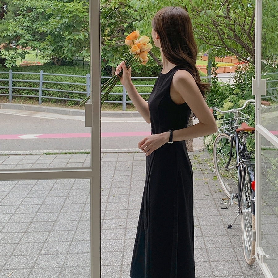 【F60475】韓系夏季法式氣質高級顯瘦洋裝250616
