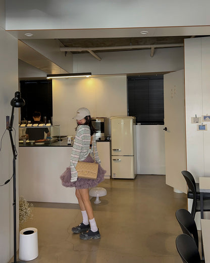 【F60415】韓國蓬蓬網紗甜美蛋糕裙（內有安全褲）250526