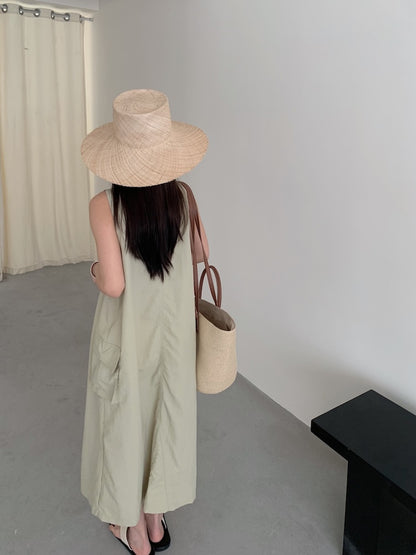 【F60448】實拍夏季戶外休閒設計款速乾材質洋裝250609