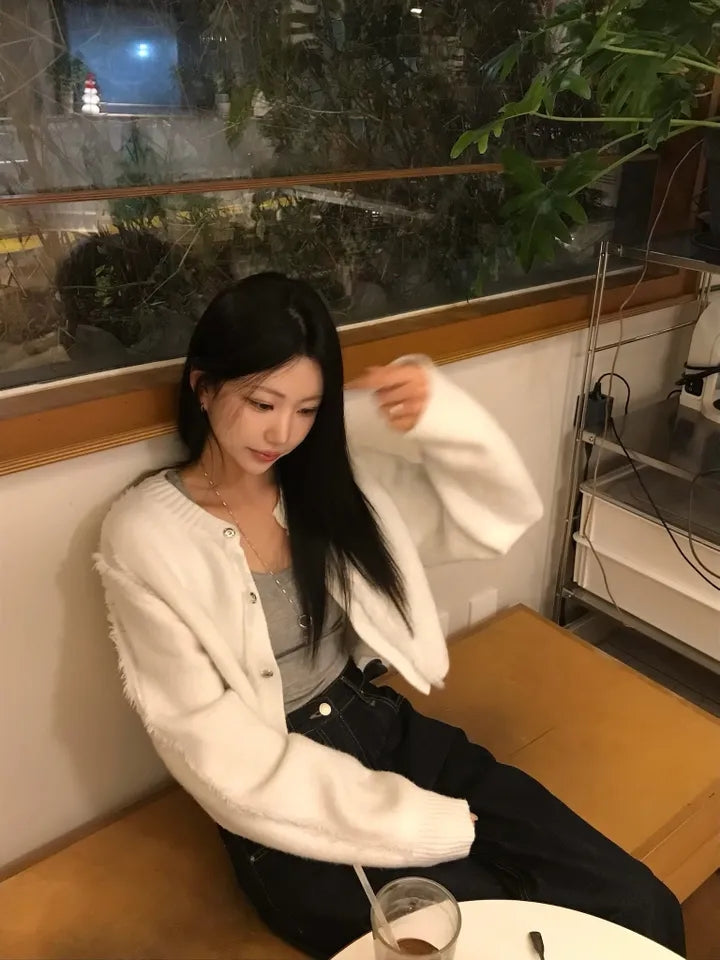 【F60784】復古設計・流蘇針織短版外套261012