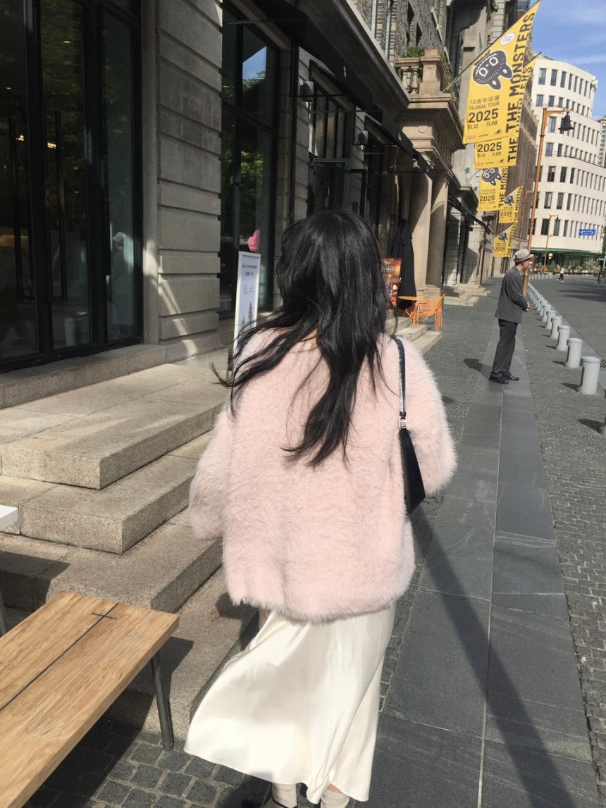 【F60777】柔美復古・掛脖飄帶寬鬆毛衣261012