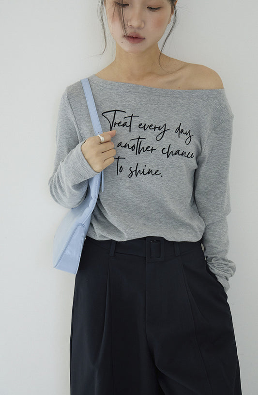 【LD11139】實拍混紡棉高質感印花長袖T恤260128