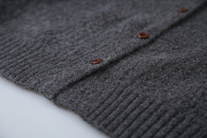 【LD11037】實拍高領開衫針織毛衣251202