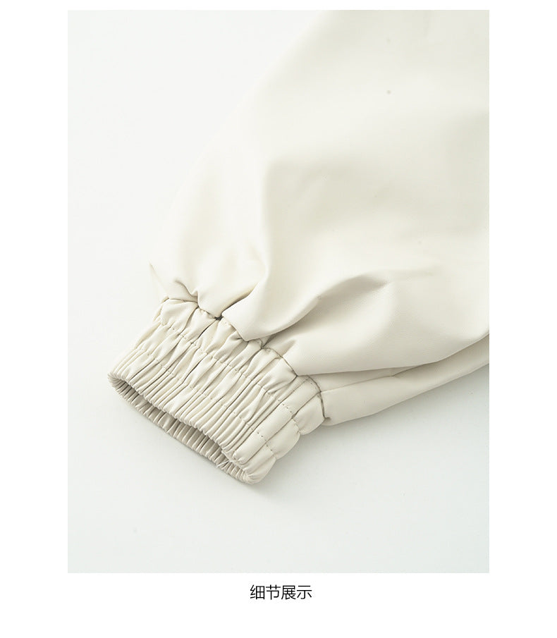 【H5480】實拍復古男友款PU皮外套251109