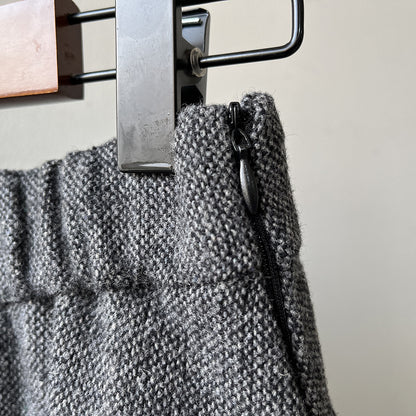 【Y8076】實拍氣質羊毛30%毛呢微花苞傘裙251201