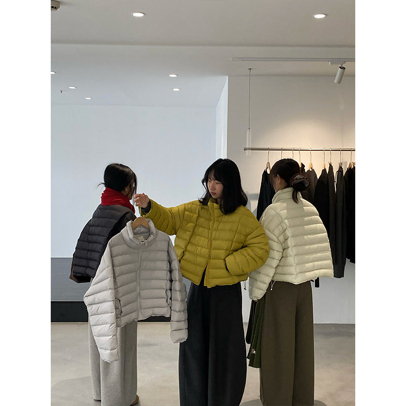 【cimz6383】實拍高領寶款排骨白鴨絨外套（白鴨絨90）251120