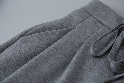 【LD11033】實拍冬季復古極簡寬鬆慵懶垂感彎刀褲251124