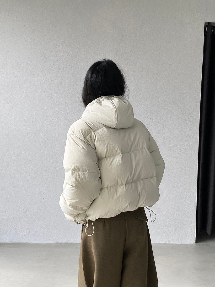 【cimz1728】實拍輕暖90％白鴨絨連帽羽絨外套251201