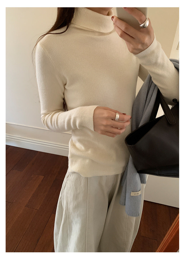 【H5525】實拍冬季7色高領毛織衫251125