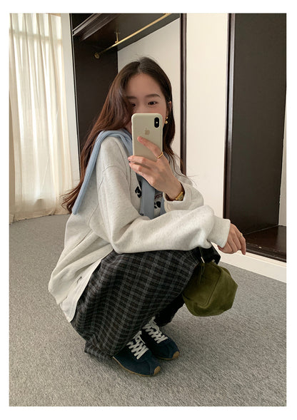 【H5507】實拍假兩件毛巾絨大版加厚衛衣251118