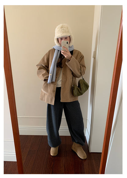 【H5510】實拍5色簡約雙層領針織T恤
251118