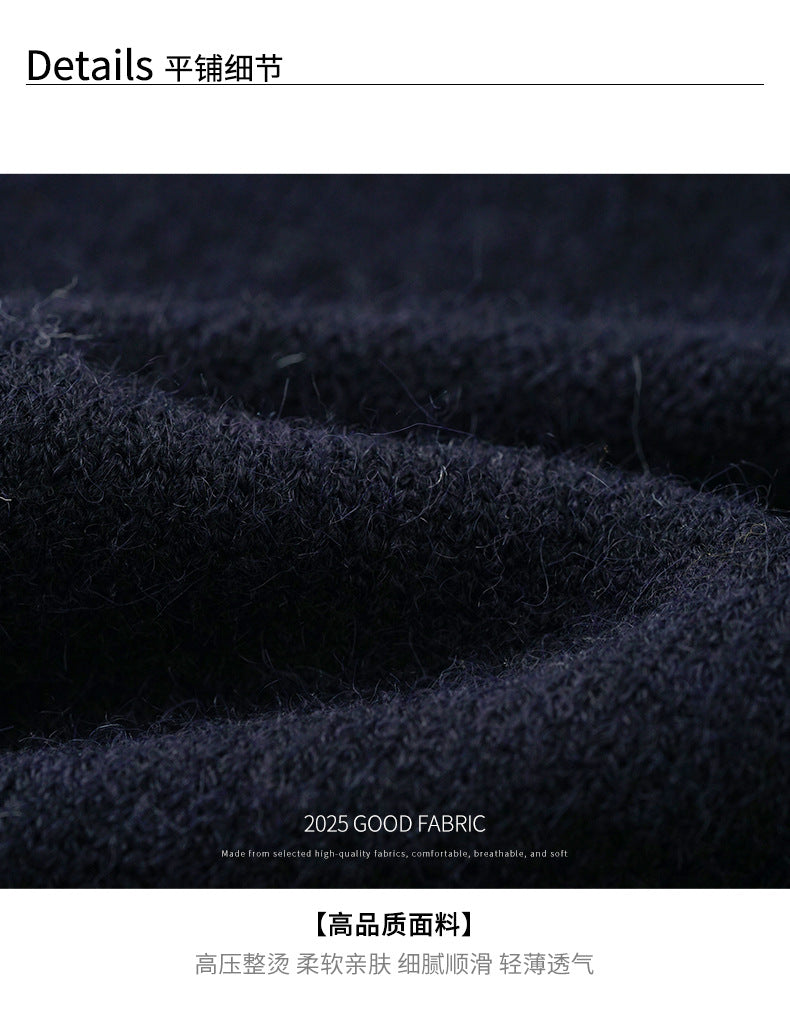 【H564】實拍貓咪刺繡Polo針織衫251021