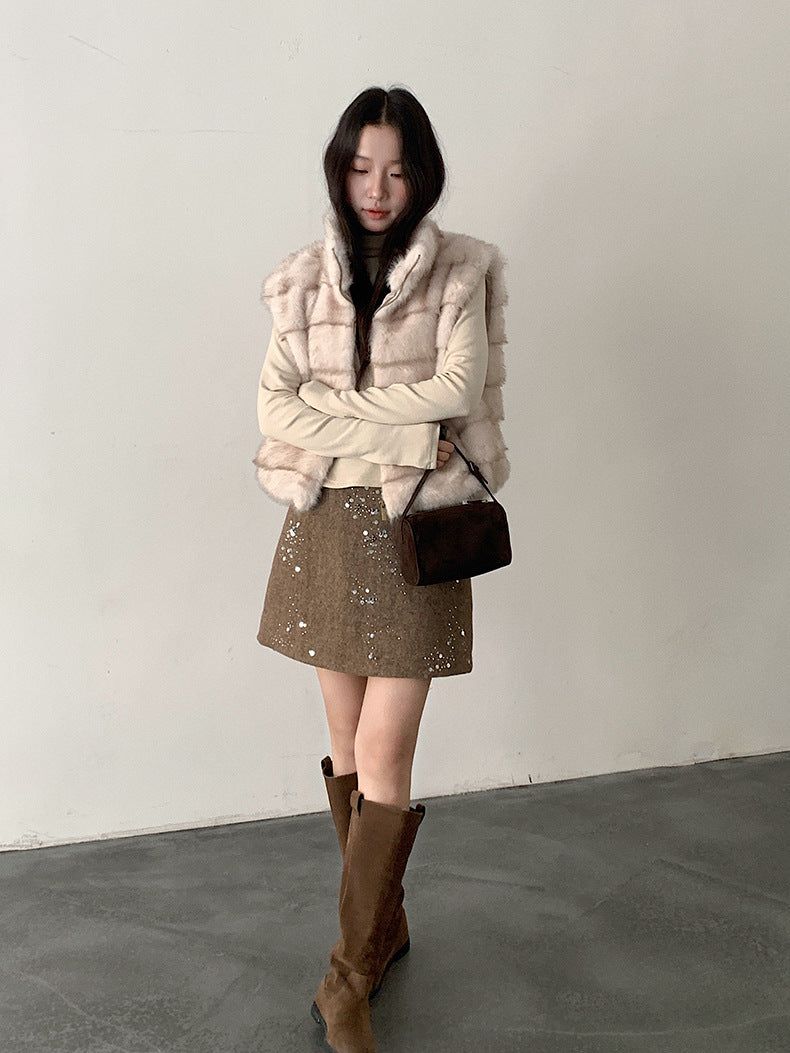 【LD11041】實拍羊绒簡約高領長袖T恤251202