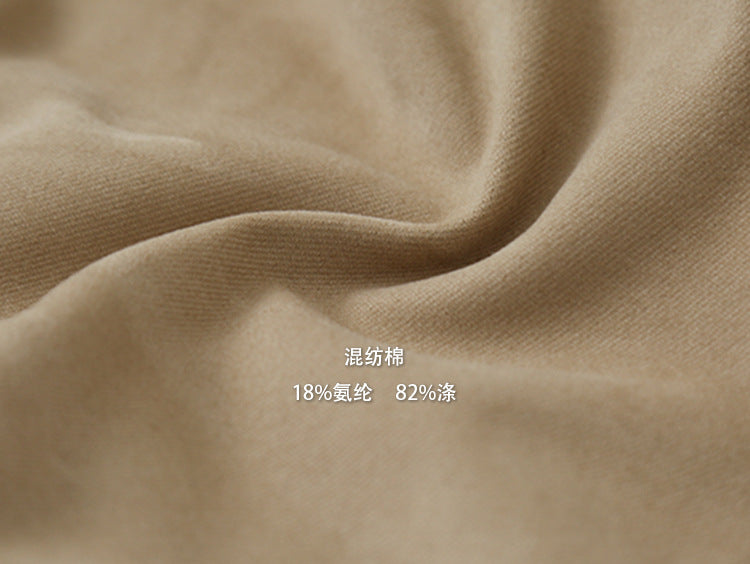 【LD3302】實拍S~XL秋冬顯瘦直筒毛呢休閒褲251103