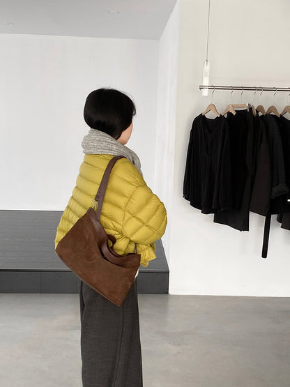 【cimz6383】實拍高領寶款排骨白鴨絨外套（白鴨絨90）251120