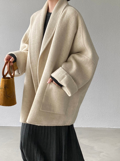 【cimz519】實拍冬天澳羊毛100%雙面呢大衣外套251201