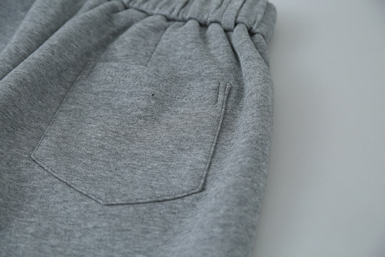 【LD3303】實拍冬季大碼加厚衞褲彎刀褲(後鬆緊腰）251103