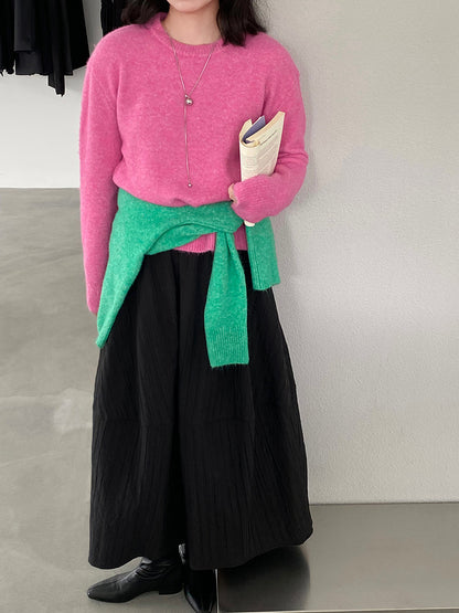 【cim5921】實拍冬季簡約保暖舒適針織毛衣（含羊毛5％）251114