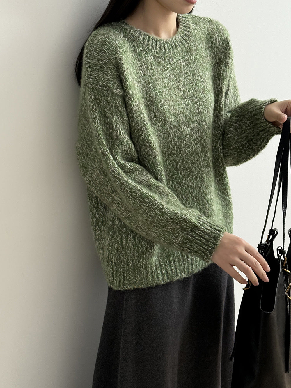 【Y2530】實拍冬季雜色古着針織毛衣(含羊毛6%)251106