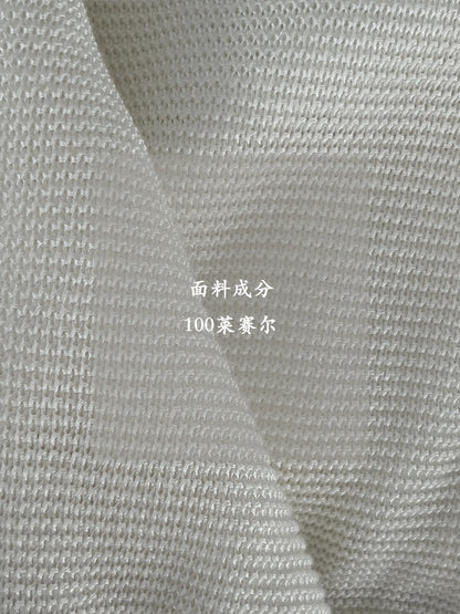 【cimz98926】韓系知性通勤🤍氣質交叉V領修身顯瘦短袖針織衫260506