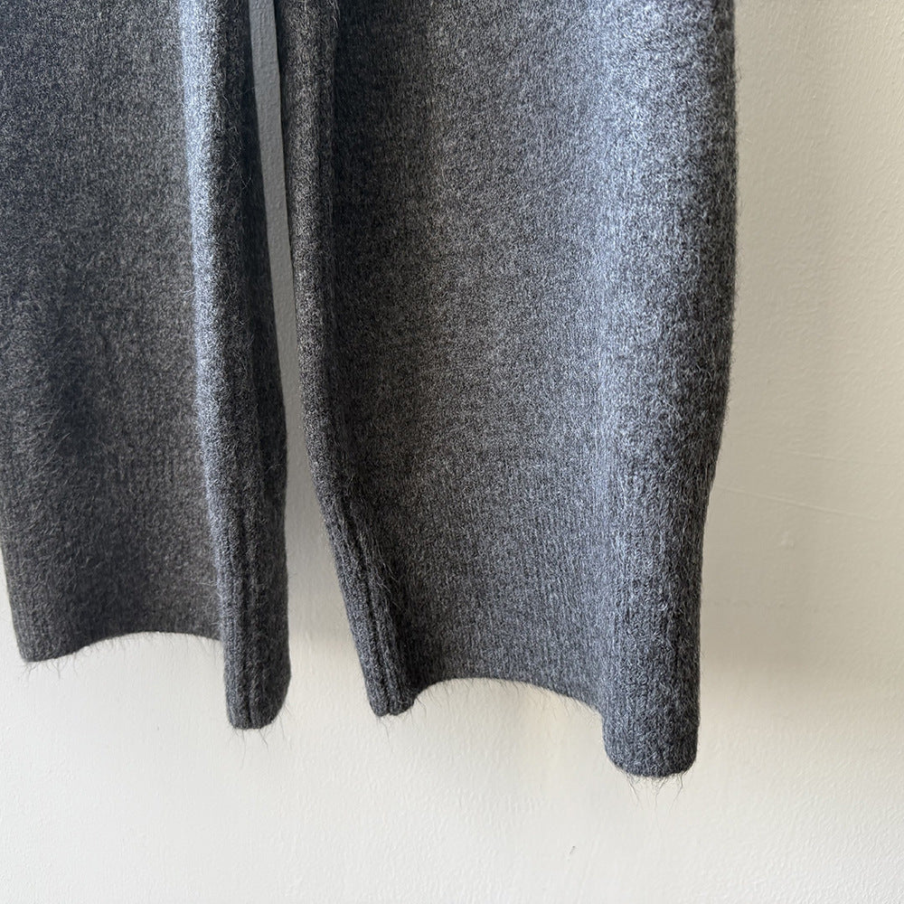 【YP1015】 實拍寬鬆針織毛衣＋休閒針織長褲 套裝251023