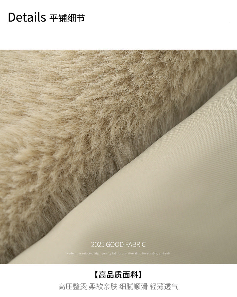 【H5526】實拍兩面穿|絨毛加厚棉服風衣外套251125