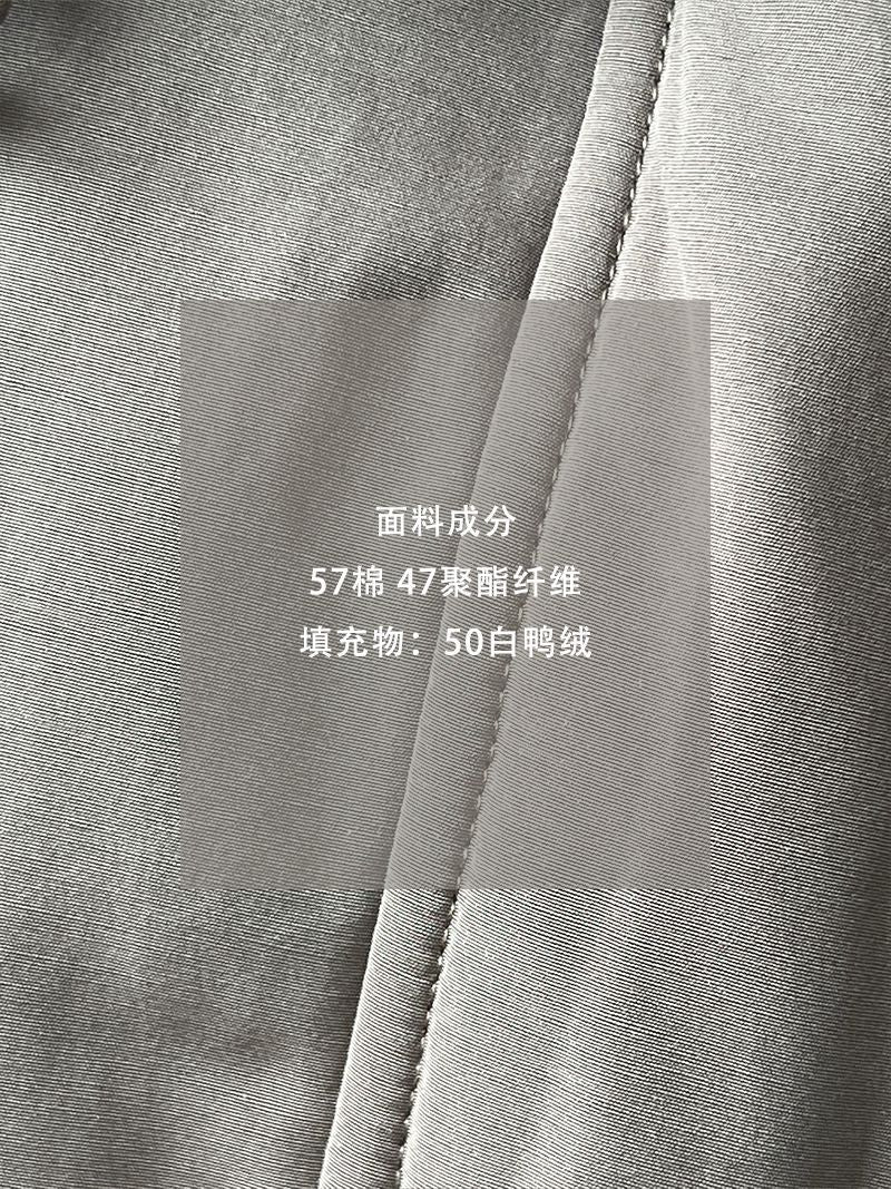 【cimz1727】實拍行走的火爐重工牛角扣大翻領工裝羽絨外套大衣(白鴨絨50)251120