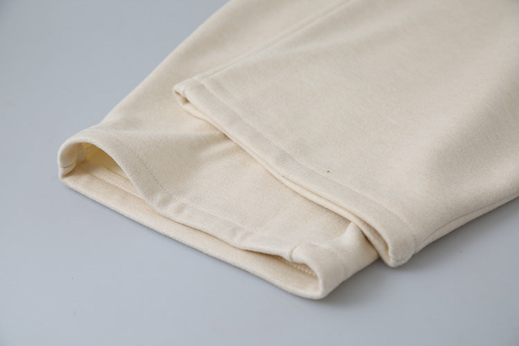 【LD11033】實拍冬季復古極簡寬鬆慵懶垂感彎刀褲251124