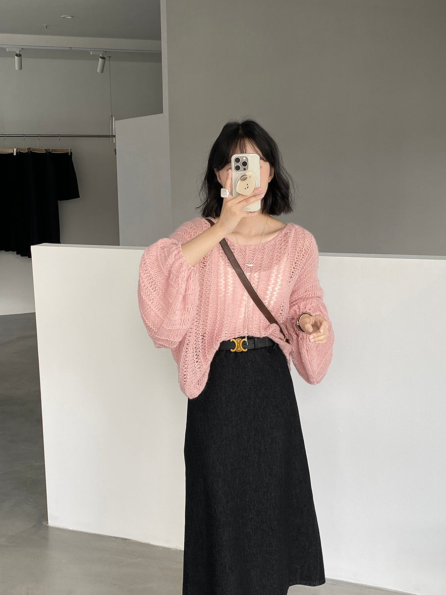 【cim0628】實拍温柔慵懒寬鬆針織薄罩衫（20羊毛）251114