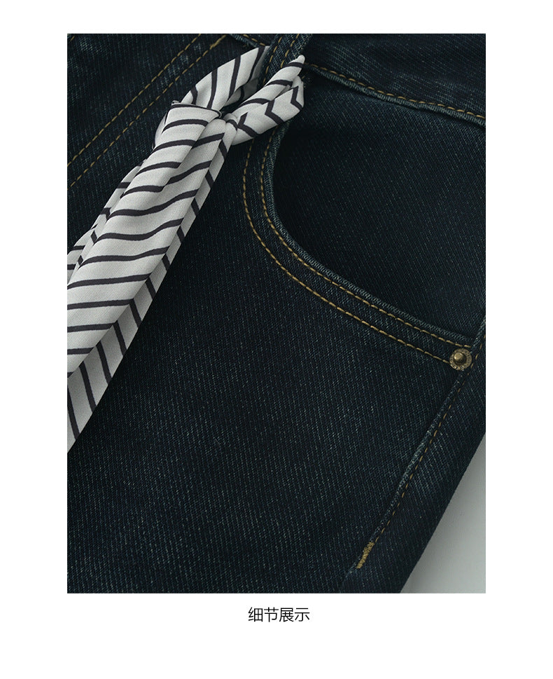 【H5483】實拍S~XL復古加厚水洗直筒牛仔褲251109