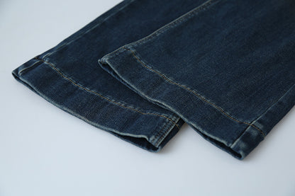 【LD3286】實拍S~XL冬季植絨加絨高腰彈力牛仔褲+鑰匙扣251103