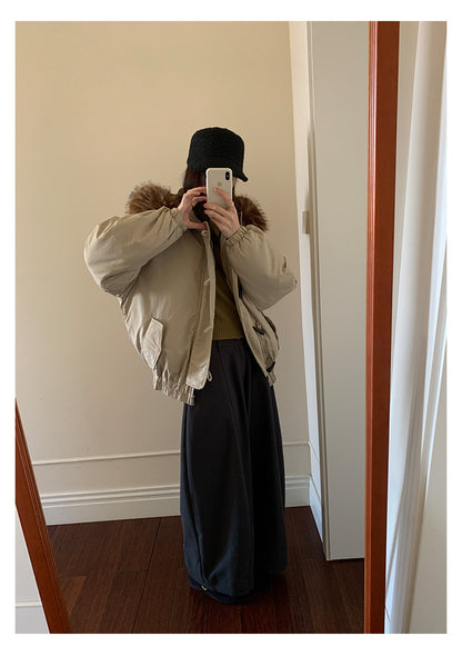 【H5516】實拍高領氣質短袖針織衫251125