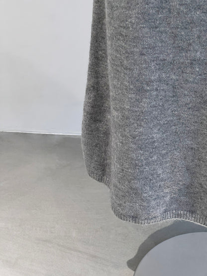 【cim823】實拍韓系軟糯短版針織毛衣+絲巾+針織長裙251030