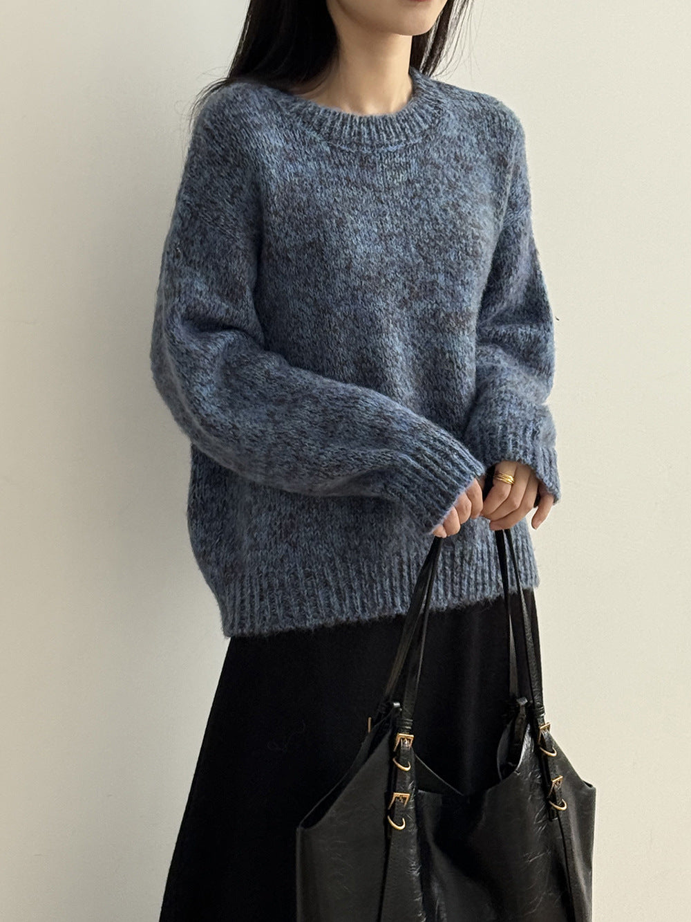 【Y2530】實拍冬季雜色古着針織毛衣(含羊毛6%)251106