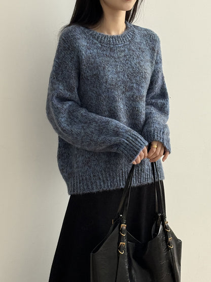 【Y2530】實拍冬季雜色古着針織毛衣(含羊毛6%)251106