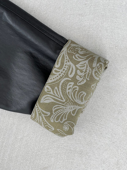 【cimz1667】實拍個性復古黑色工裝皮衣外套251120