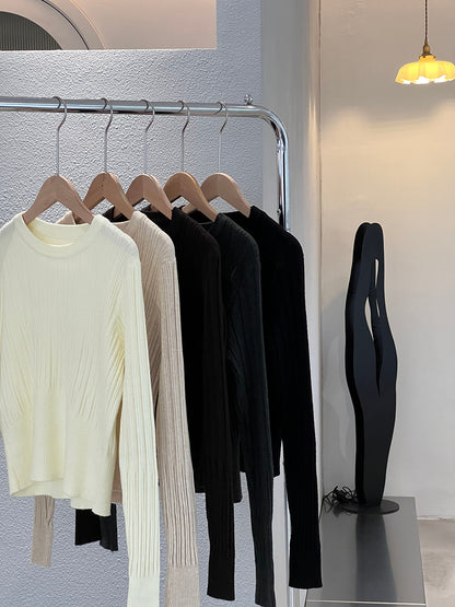 【cimz100789】實拍法式高級感收腰顯瘦針織衫＋針織長裙(分開下單）251120