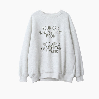 【LD11021】實拍加絨加厚印花寬鬆情侶裝衞衣251110