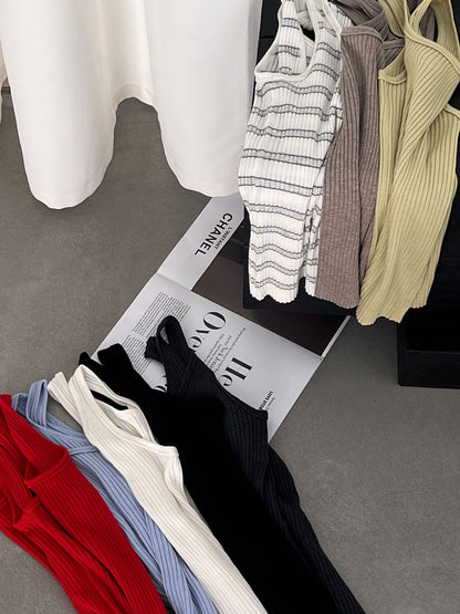 【cimzU1500】港風復古百搭王✨舒適桑蠶絲羊毛針織背心260319