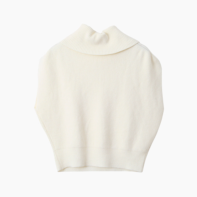 【LD11065】實拍半高領針織衫+針織背心251209