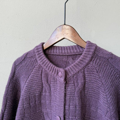 【YP2556】實拍微甜圓領包扣麻花針織外套251023