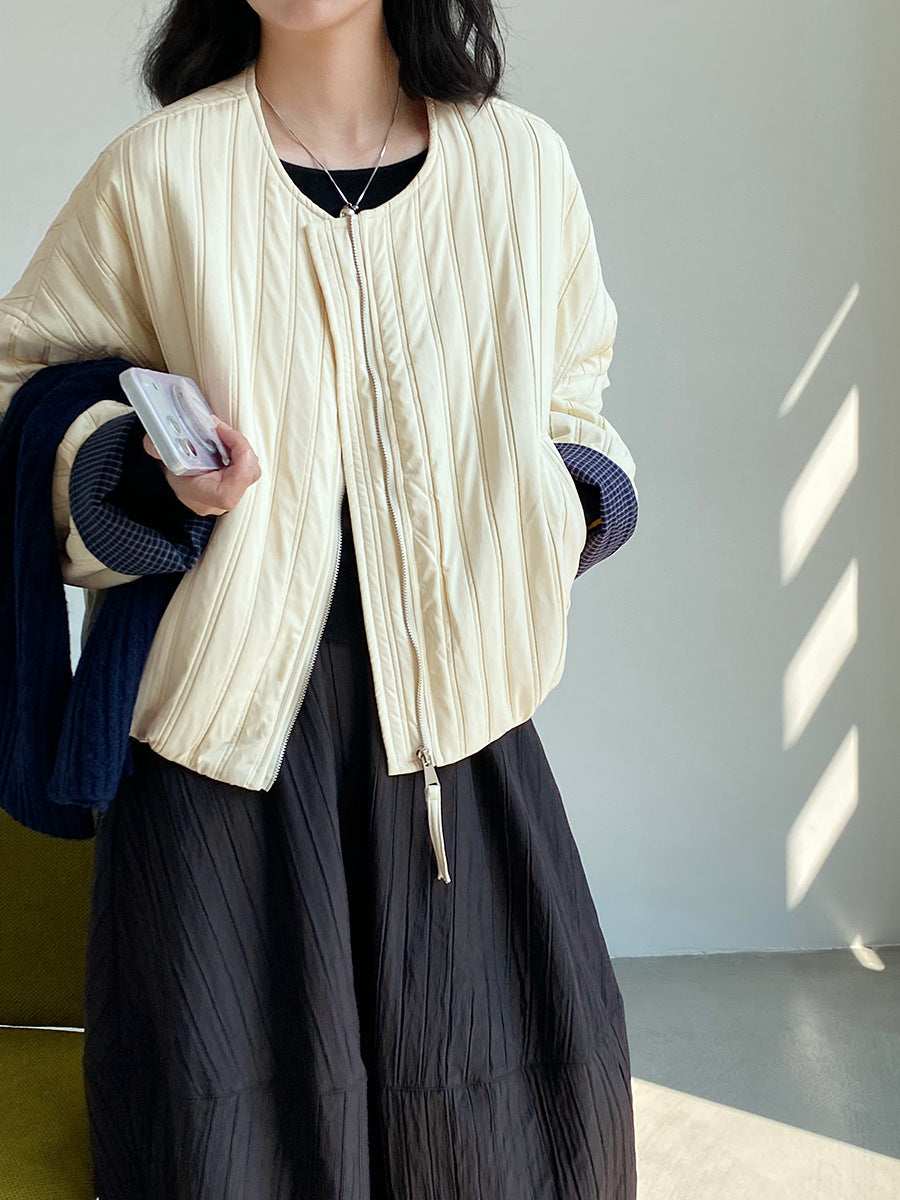 【cimz1706】實拍韓系氣質清新輕薄款棉服外套251120