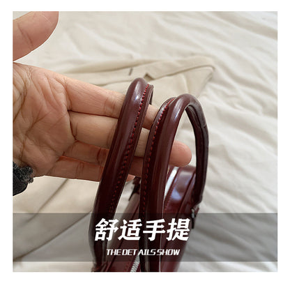 【BSHH-2462】法式慵懶復古風☕小眾質感百搭通勤單肩法棍包/腋下小包260501