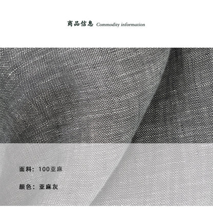 【cimz1965】韓系慵懶鬆弛感☁️100%亞麻透氣簡約高腰休閒燈籠褲/寬褲260702