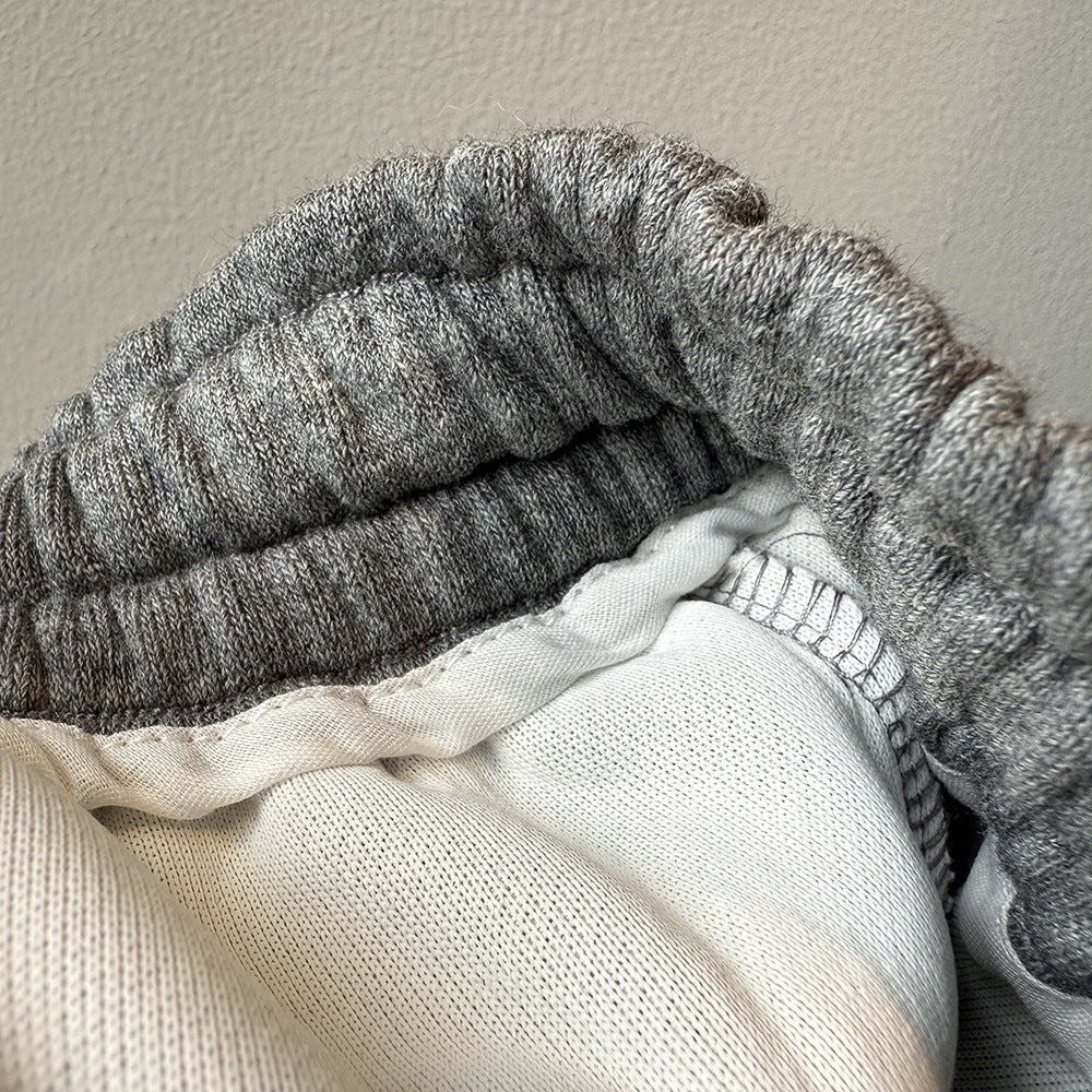 【Y82678】 實拍鬆緊腰抽繩顯瘦闊腿九分褲裙251023