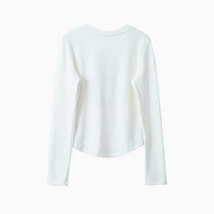 【LD3291】實拍韓國德絨小狗印花長袖T恤251103