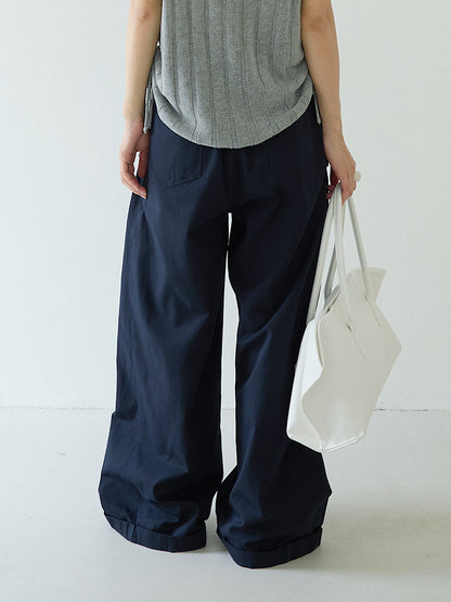 【L3121】實拍美式工裝闊腿休閒褲+朋克風腰帶250825