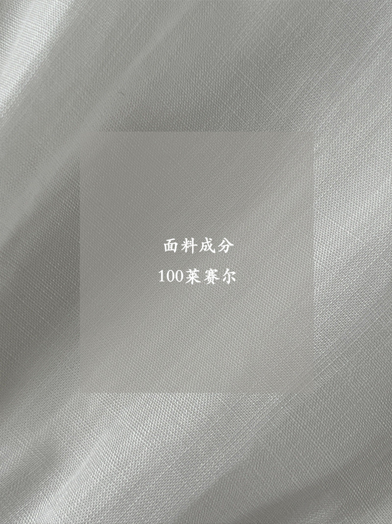 【cimz66173】老錢風休閒穿搭☕小馬刺繡防曬棉麻五分袖上衣+短褲兩件套260612