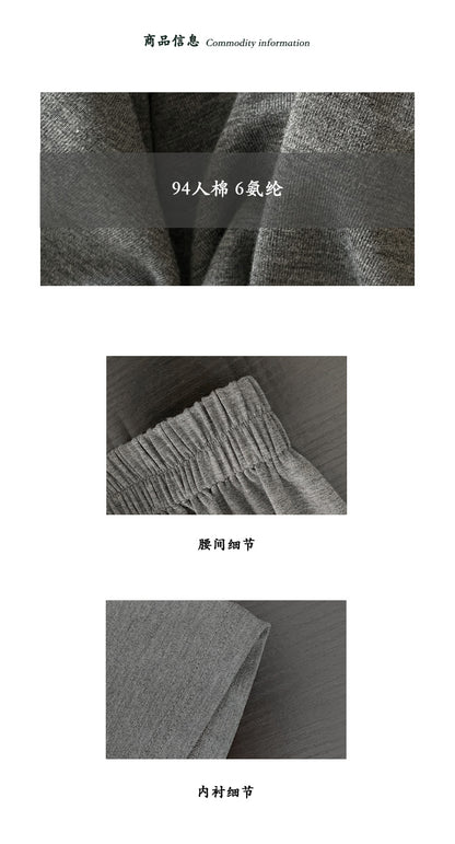 【cimz1580】涼感透氣！夏季莫代爾棉寬鬆顯瘦垂墜感直筒寬褲/褲裙260520